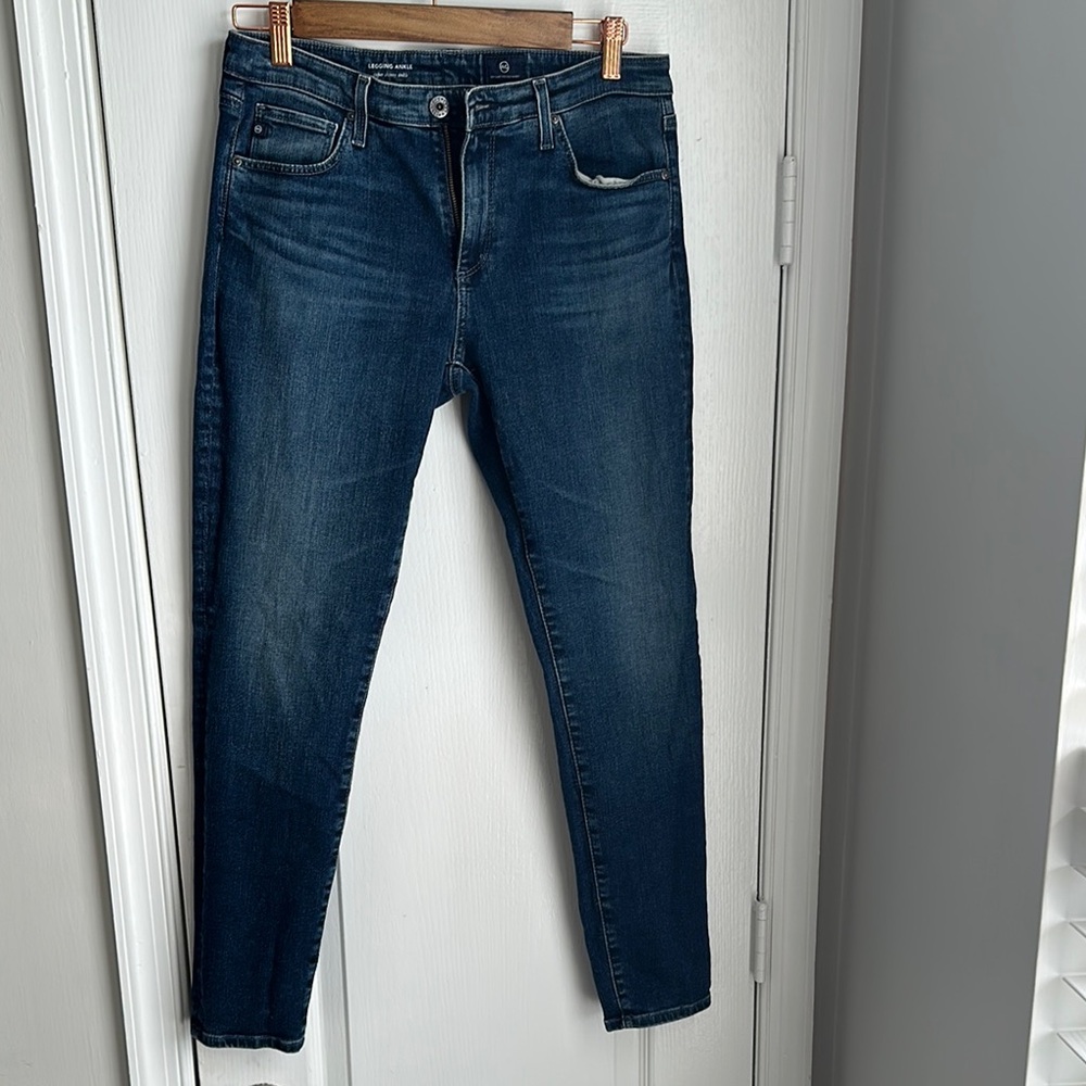 AG Adriano Goldschmied Blue Skinny Jeans Versatile Style